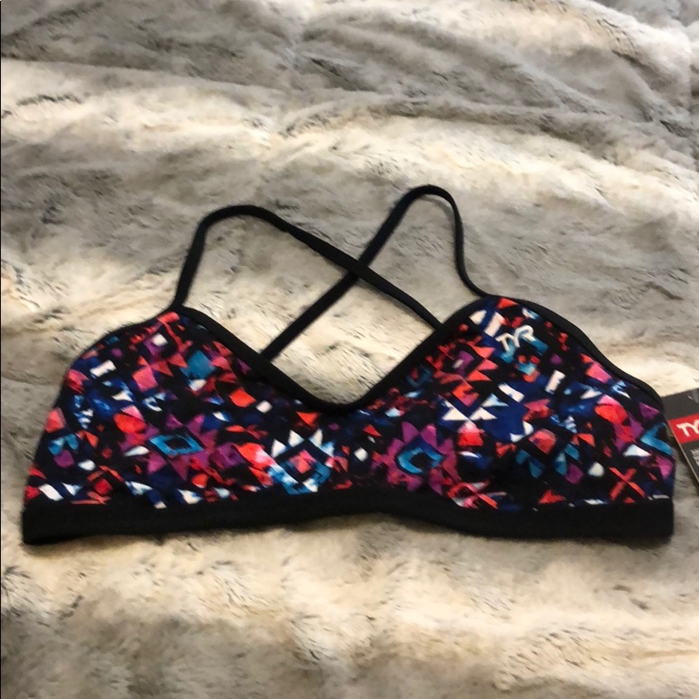 TYR NWT colorful swim top